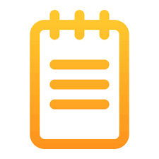 simple notepad logo